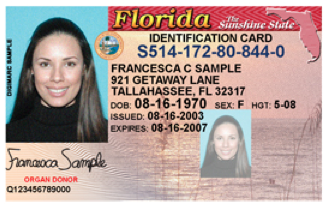 does the passenger have to show id in florida